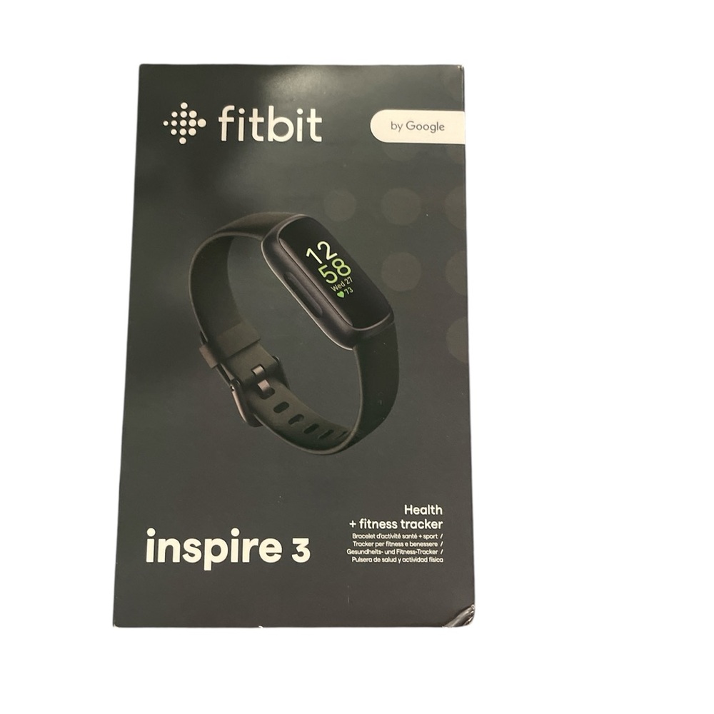 Fitbit Black Smartwatch Sleek Design
